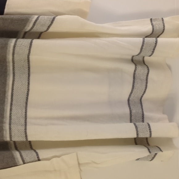 Loft oversized lagenlook Cotton Wool Blend Navy And White sweater tunic - Picture 9 of 9